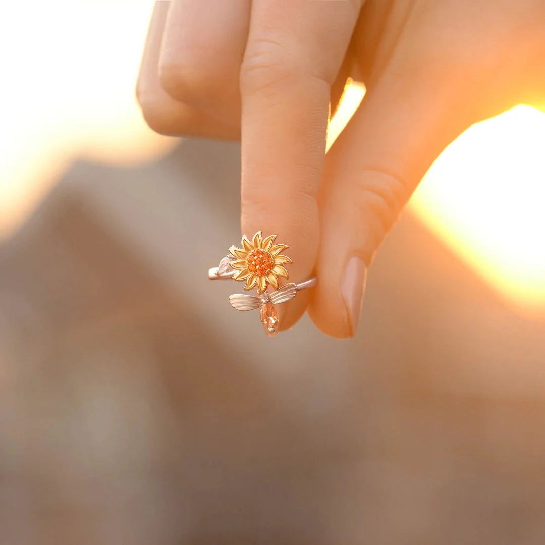 SUNN® - Anel Girassol Spinner - Antiestresse - Image 5