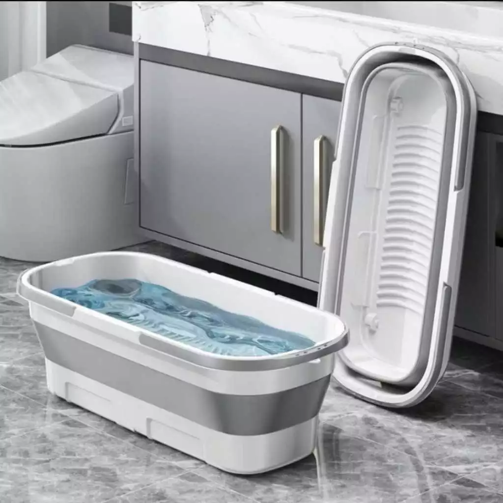 Balde Flex Retrátil - Compacto, Prático e Ideal para Economia de Espaço