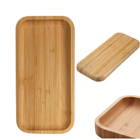 Bandejas de Bambu Retangular (KIT COM 3 UNIDADES) - Image 6