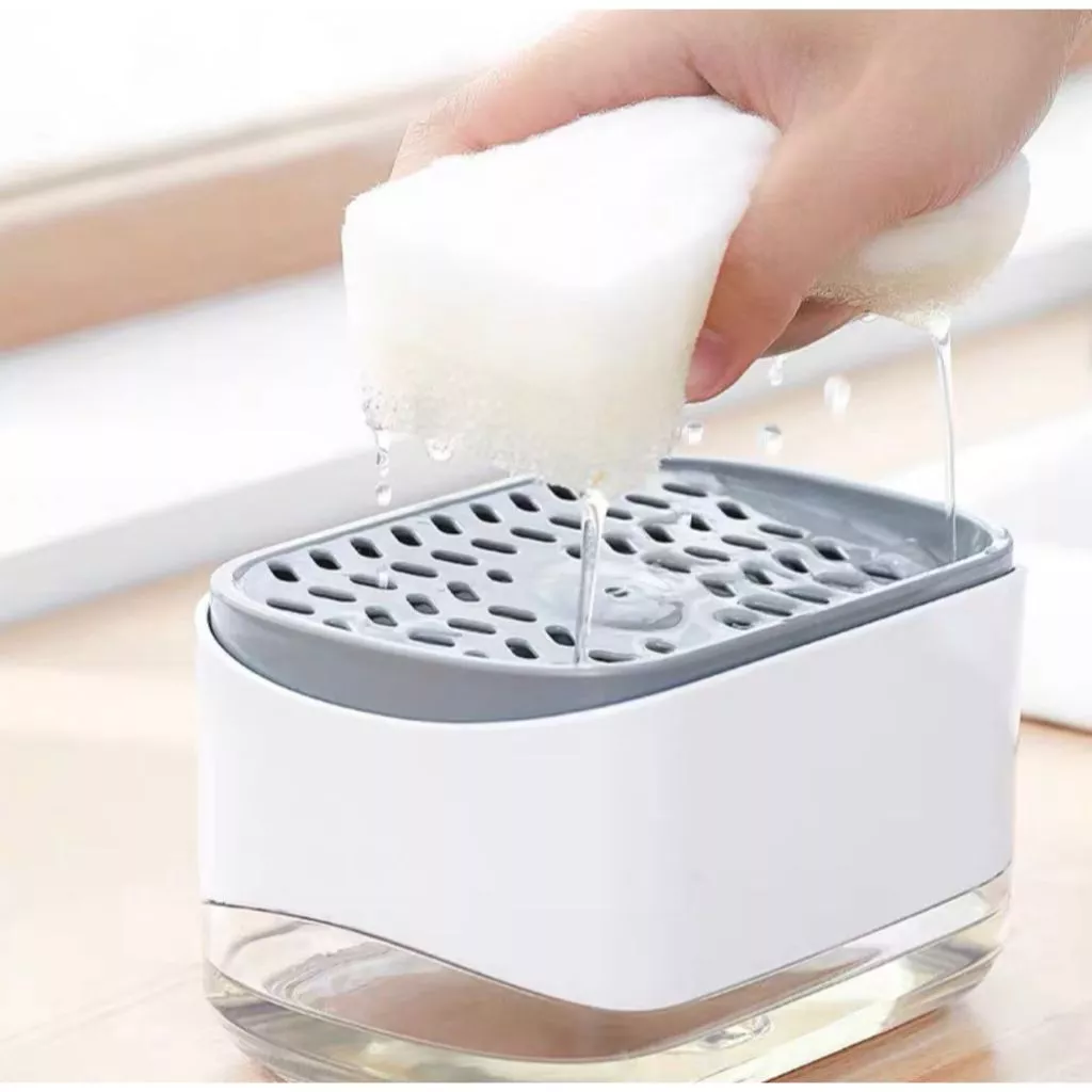 Dispenser de Detergente 2 em 1 – Praticidade, Economia e Organização na Sua Cozinha - Image 5