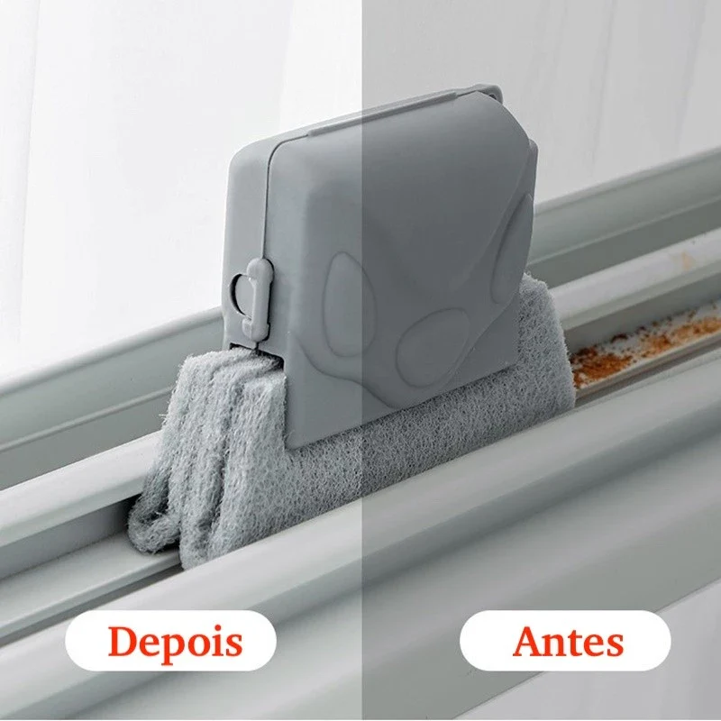 Escova Clean De Limpeza Multiuso Trilhos, Janelas E Cantos (COMPRE 1 LEVE 2) - Image 4