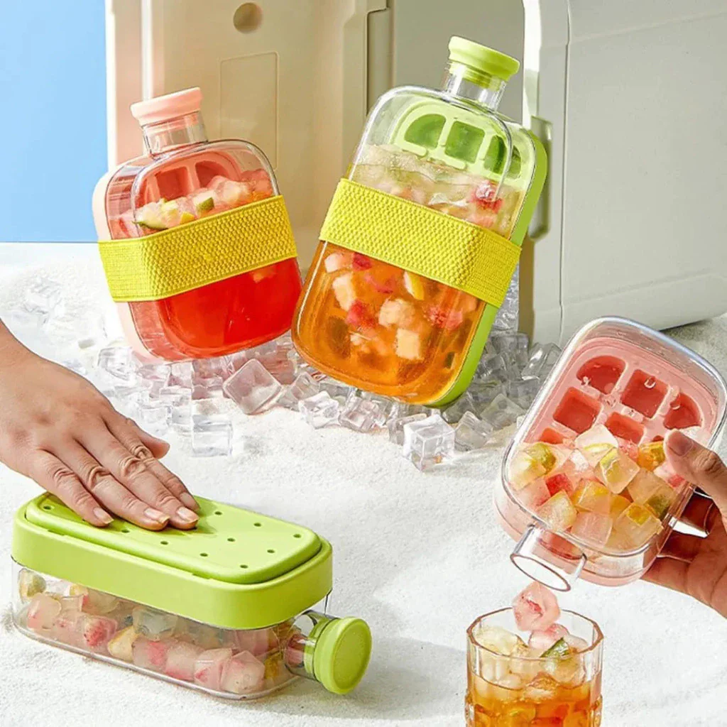 Garrafa IcePro 2 em 1 – Faça Gelo e Refresque-se Onde Estiver! - Image 2
