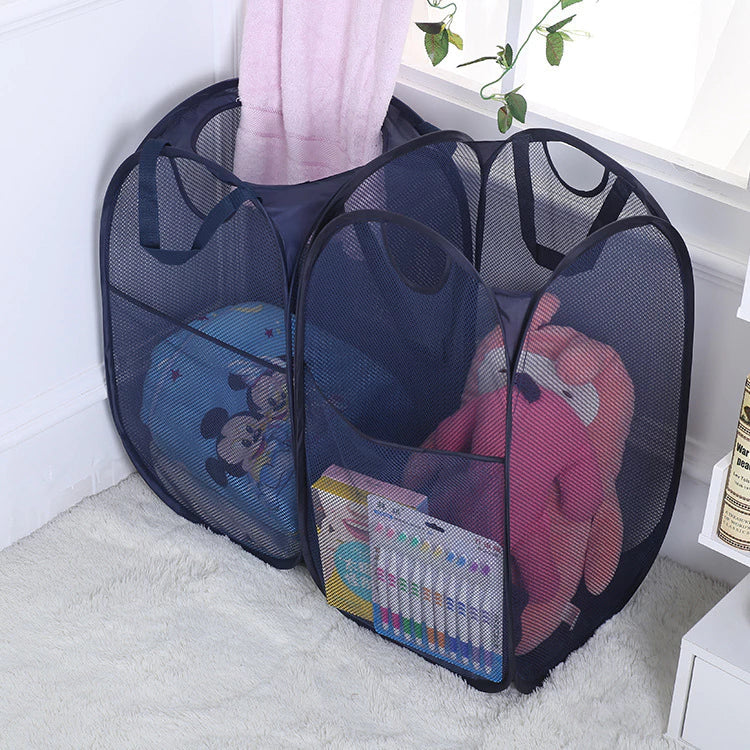 (Kit com 2 unidades) Cesto Dobrável em Nylon Multiuso – Praticidade, Organização e Proteção para Seu Lar - Image 2