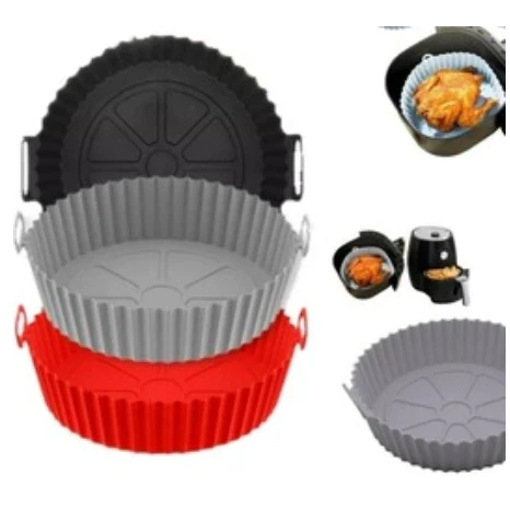 (Kit com 3 unidades) - Cesto de Silicone Multiuso para Air Fryer e Eletrodomésticos - Image 6
