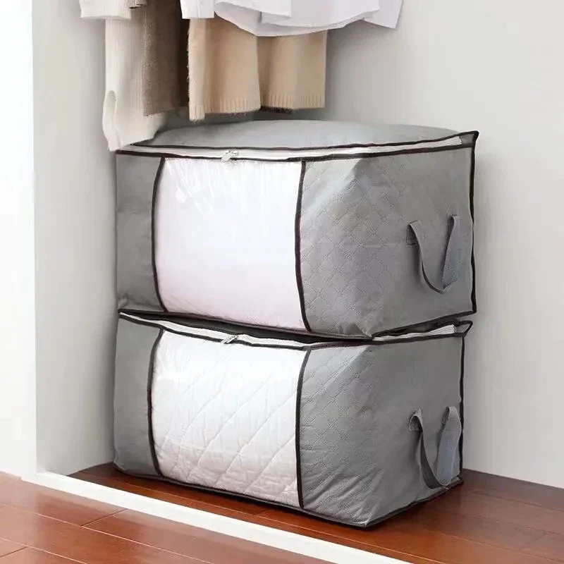 (Compre 1 e leve 2) Caixa Organizadora Ecológica Anti-Poeira e Umidade para Cobertores, Casacos e Roupas - Proteção Contra Insetos e Multiuso - Image 3
