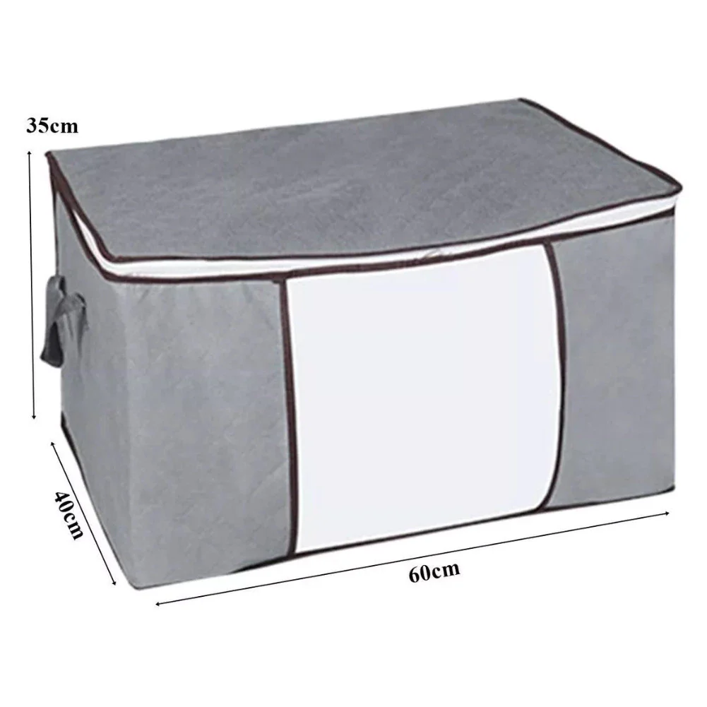 (Compre 1 e leve 2) Caixa Organizadora Ecológica Anti-Poeira e Umidade para Cobertores, Casacos e Roupas - Proteção Contra Insetos e Multiuso - Image 6