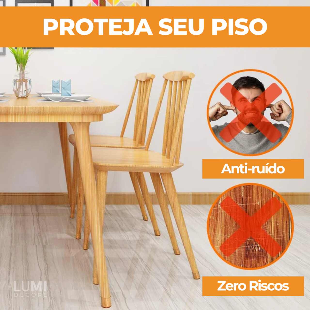 Kit 16 Protetores de Silicone Flexíveis para Pés de Cadeiras & Móveis Premium - Brinde Exclusivo 🏆 - Image 5