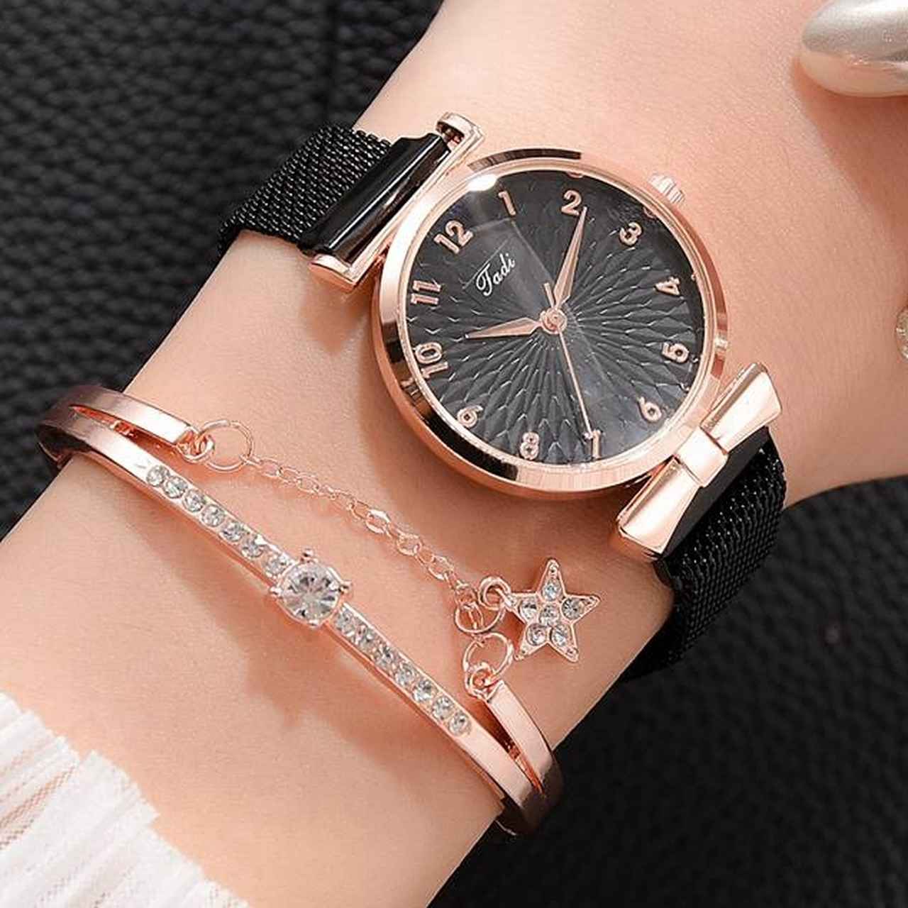 Relógio Feminino Royale + Pulseira Grátis - Frete Grátis - Image 5