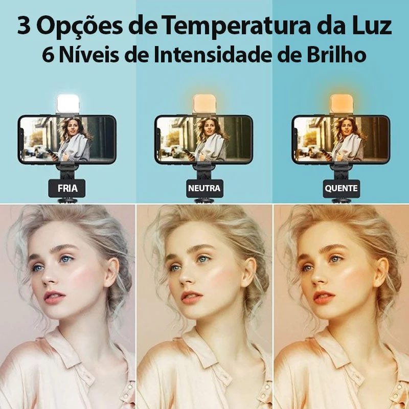 SelfieLED - Tripé Multifunções Led 4 em 1 + LED - Image 3
