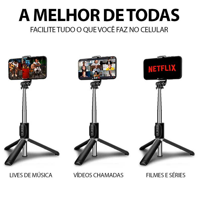 SelfieLED - Tripé Multifunções Led 4 em 1 + LED - Image 7