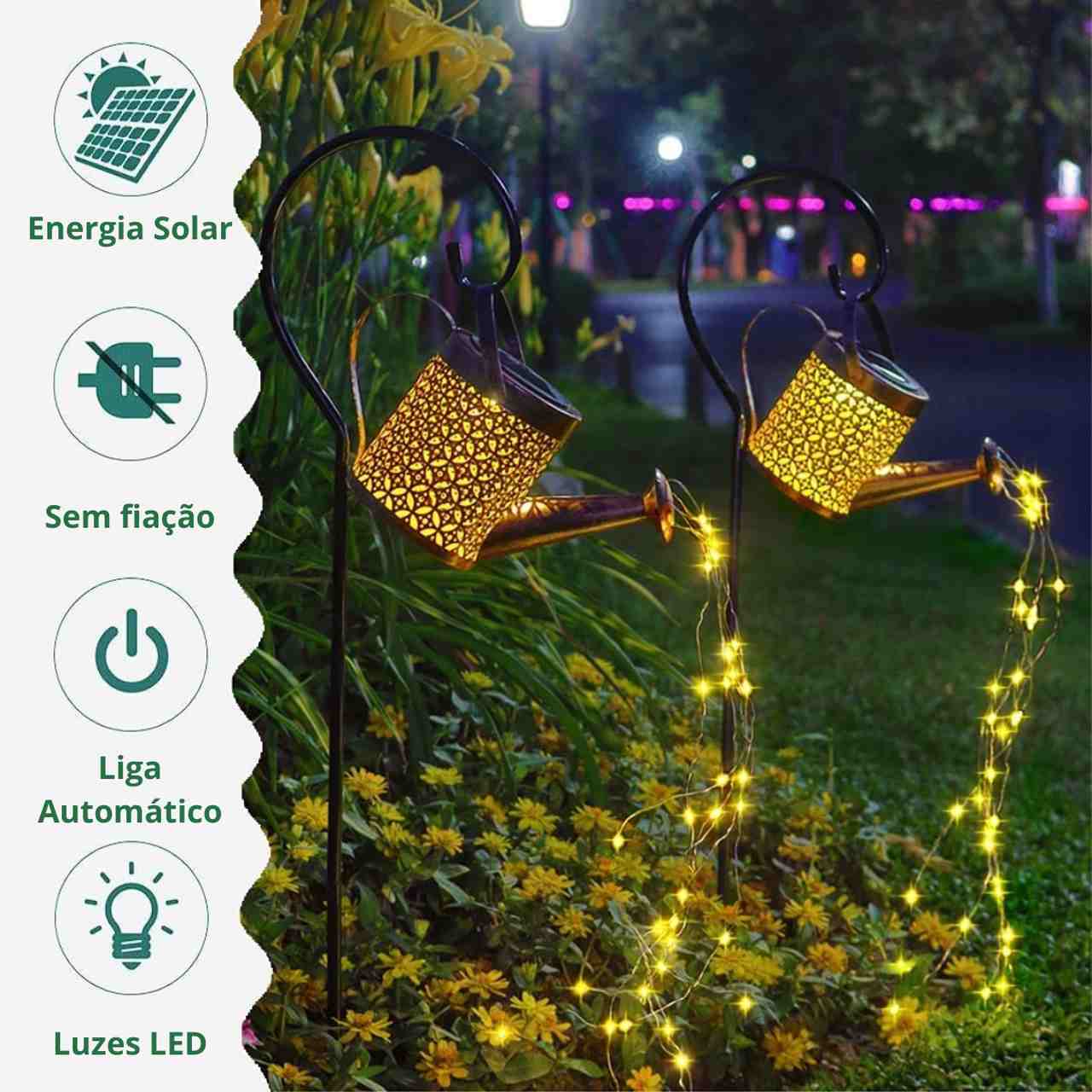 SOLARE® - Regador Encantado LEDs Solar + Suporte (Decorações, Jardins, Quintais) - Image 2