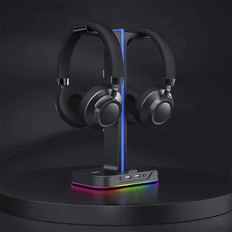 Suporte para Headset RGB com 2 portas USB - Image 6