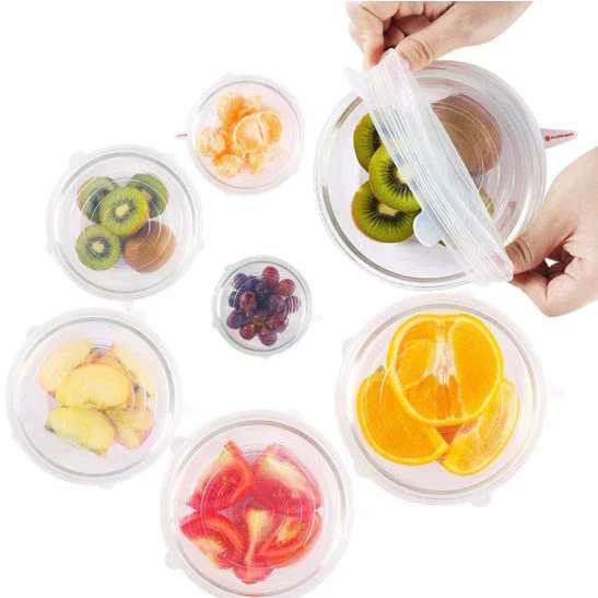Tampas de Silicone Reutilizável (Compre 6 Leve 12) - Image 4